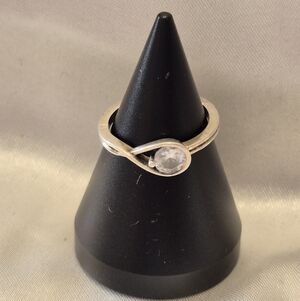 PANDORA ALE 52 925 SPARKLING SIMPLE Sterling Ring.  Beautiful Sz 6